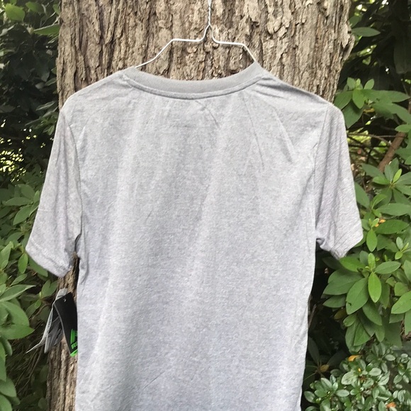 NWT RBX Reebok Perform Gray SS Tee Flexibility Quick Drying Lightweight L 14/16 - Picture 9 of 15